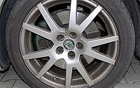 Alloy wheels before