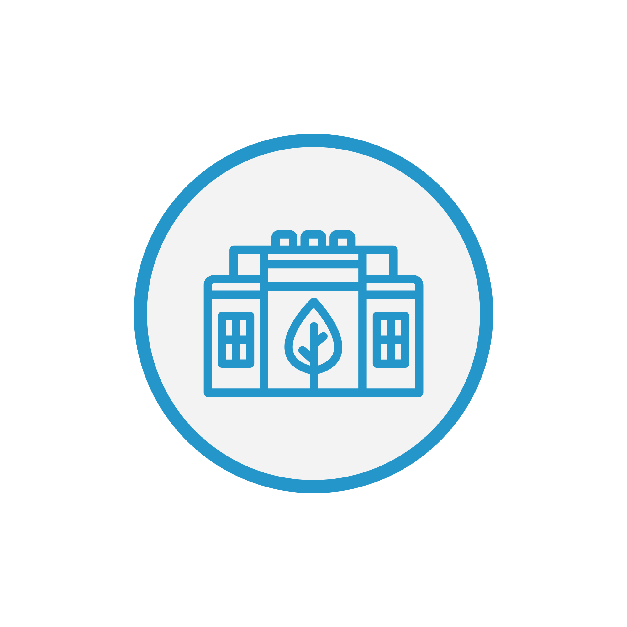 SVG Icon in blau Trockeneisherstellung in Kunststoff & Spritzgusstechnik